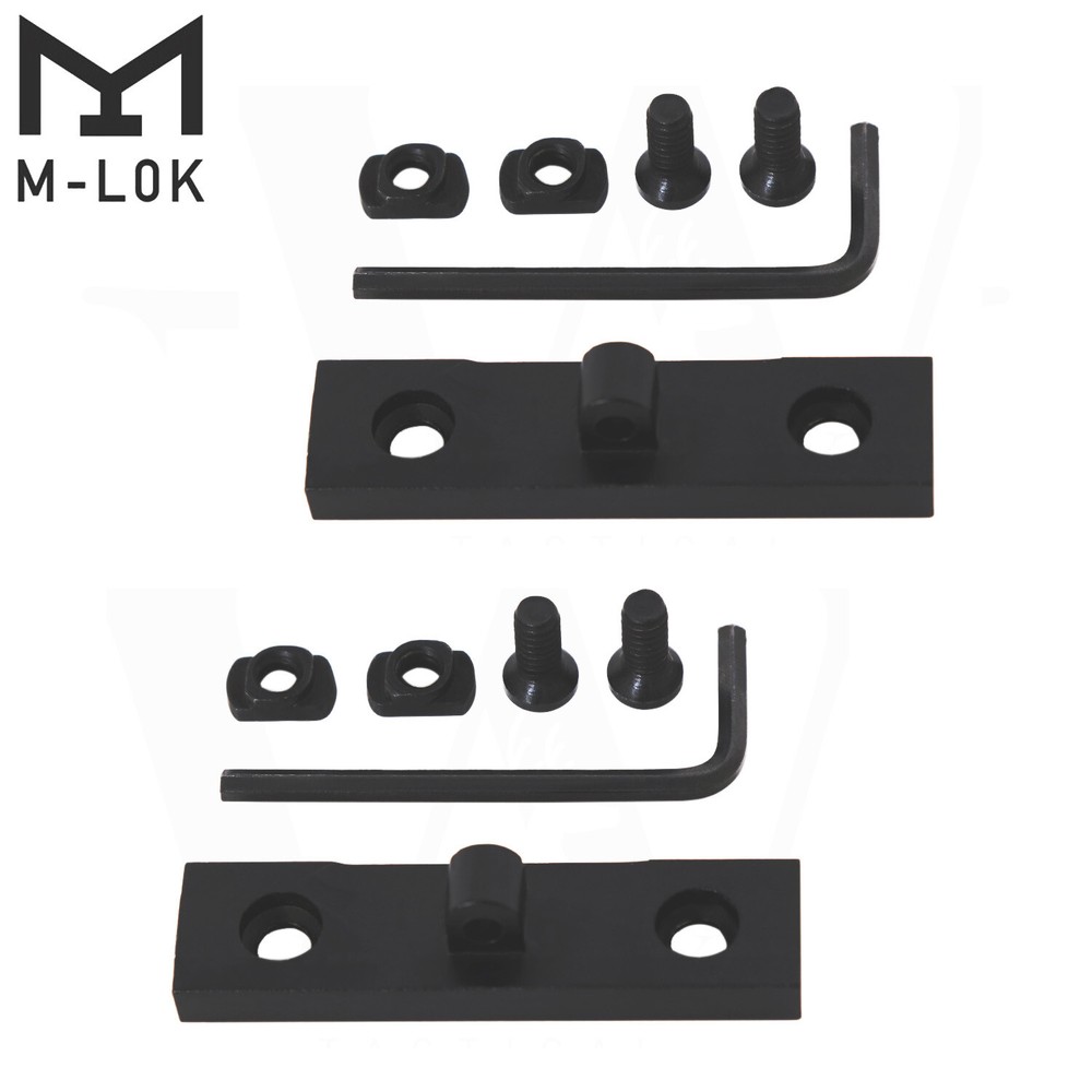 2PCS M-Lok Sling Stud/Bipod Adapter for Harris tyle Sling Stud Low Profile