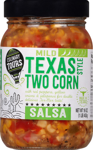 Culinary Tours Texas Style Two Corn Mild Salsa