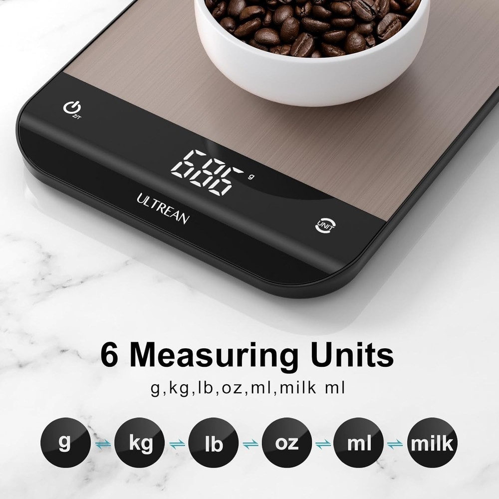 Kitchen Digital Scale LED Display Food Weight Grams Ounces