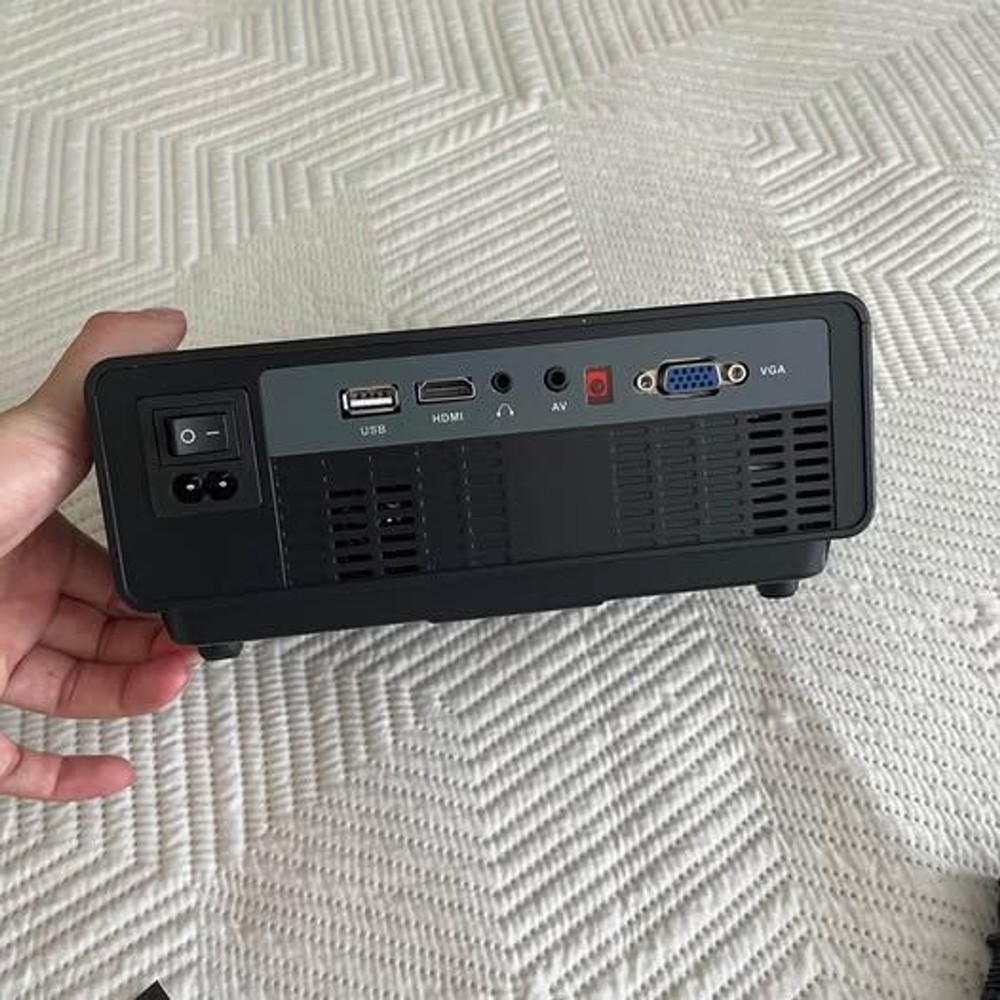 DBPower LED Light Source Mini Projector Includes Remote and Power Cord