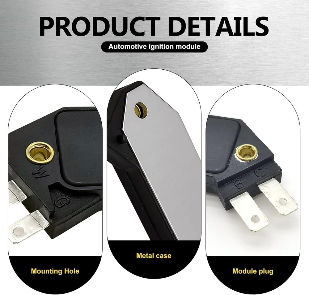 Ignition Control Module 4 Pin HEI Distributor for GM Chevy 1974-1988 Replacement