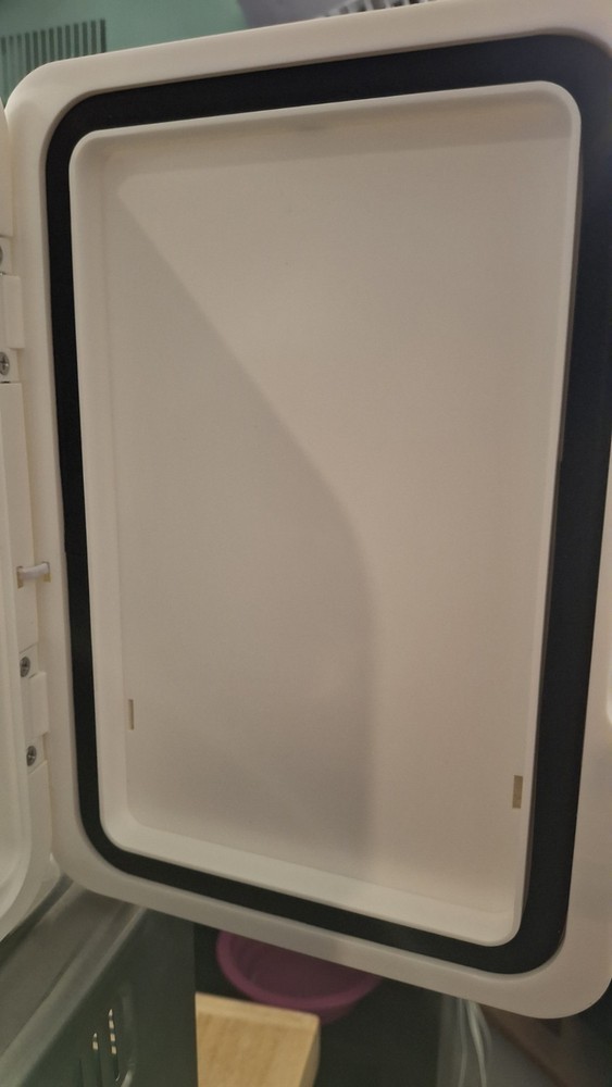 9” LED Vanity Mirror Mini Fridge Compact Single Door Refrigerator