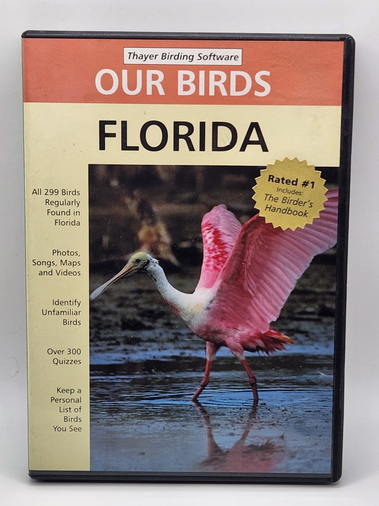 Our Birds Florida By Thayer Birding Software CD-ROM - C4