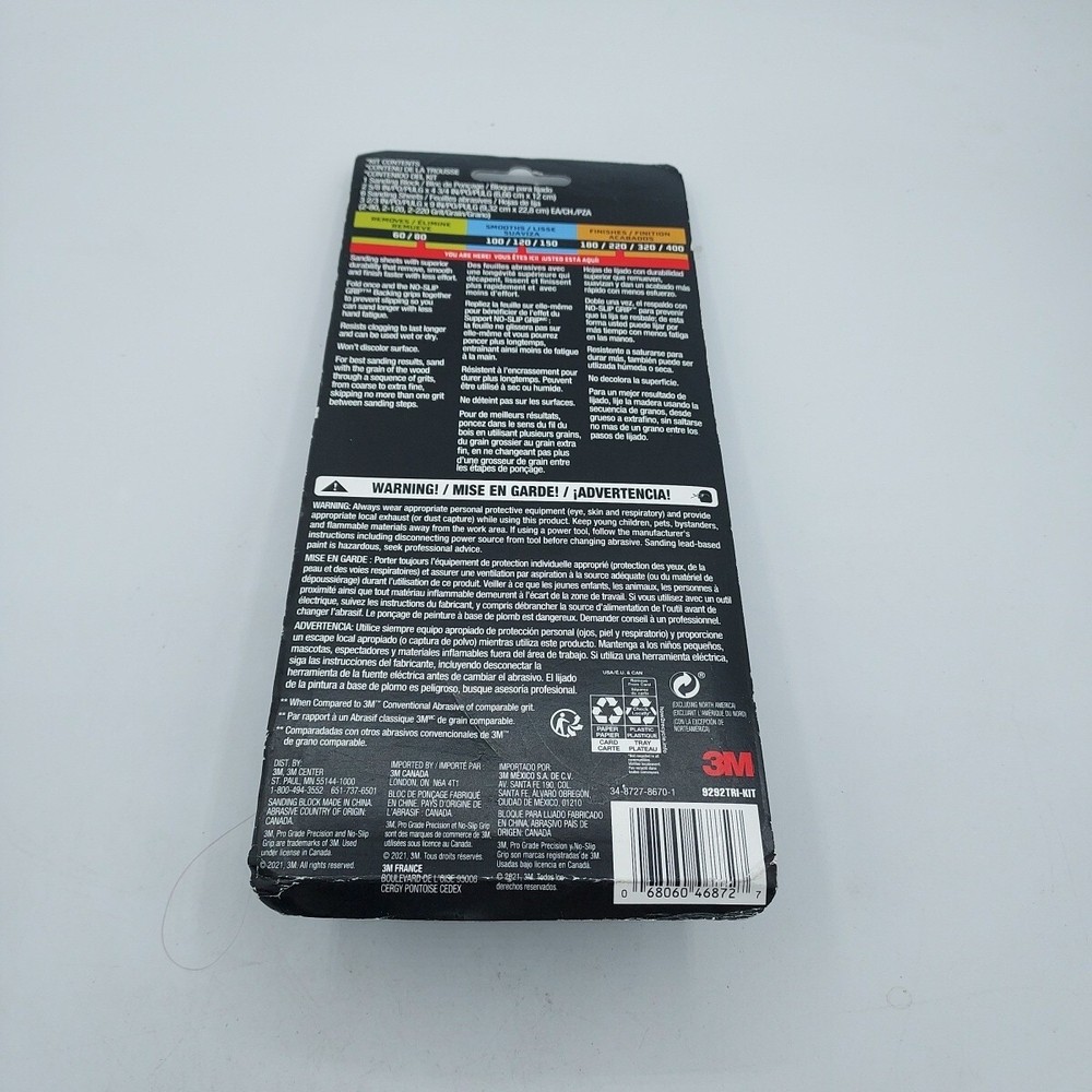 3m Sanding block kit professional grade