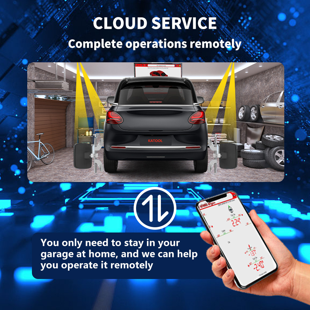 KATOOL 3D Wheel Alignment Machine Fully Automatic Tracking Tire Aligner System