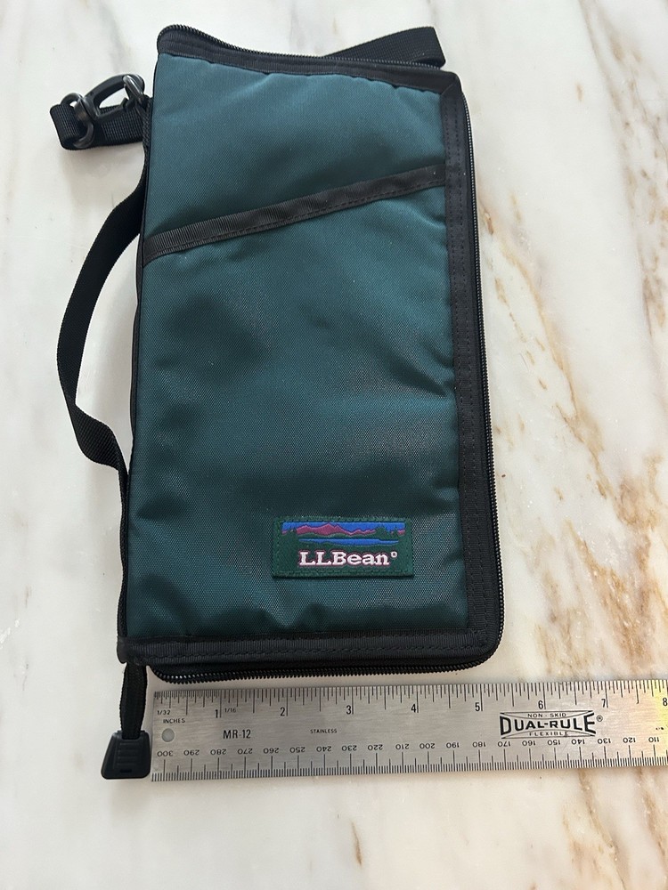 LL bean Canvas Travel Wallet