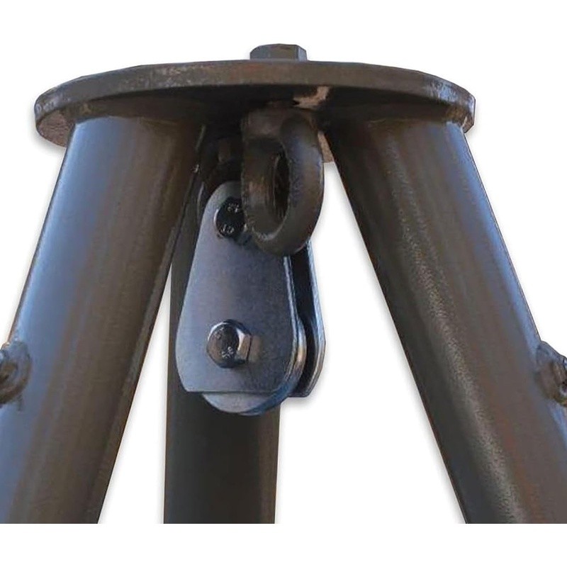 Heavy Duty Deer Feeder Tripod Steel System Tool-Free Setup Efficient Support