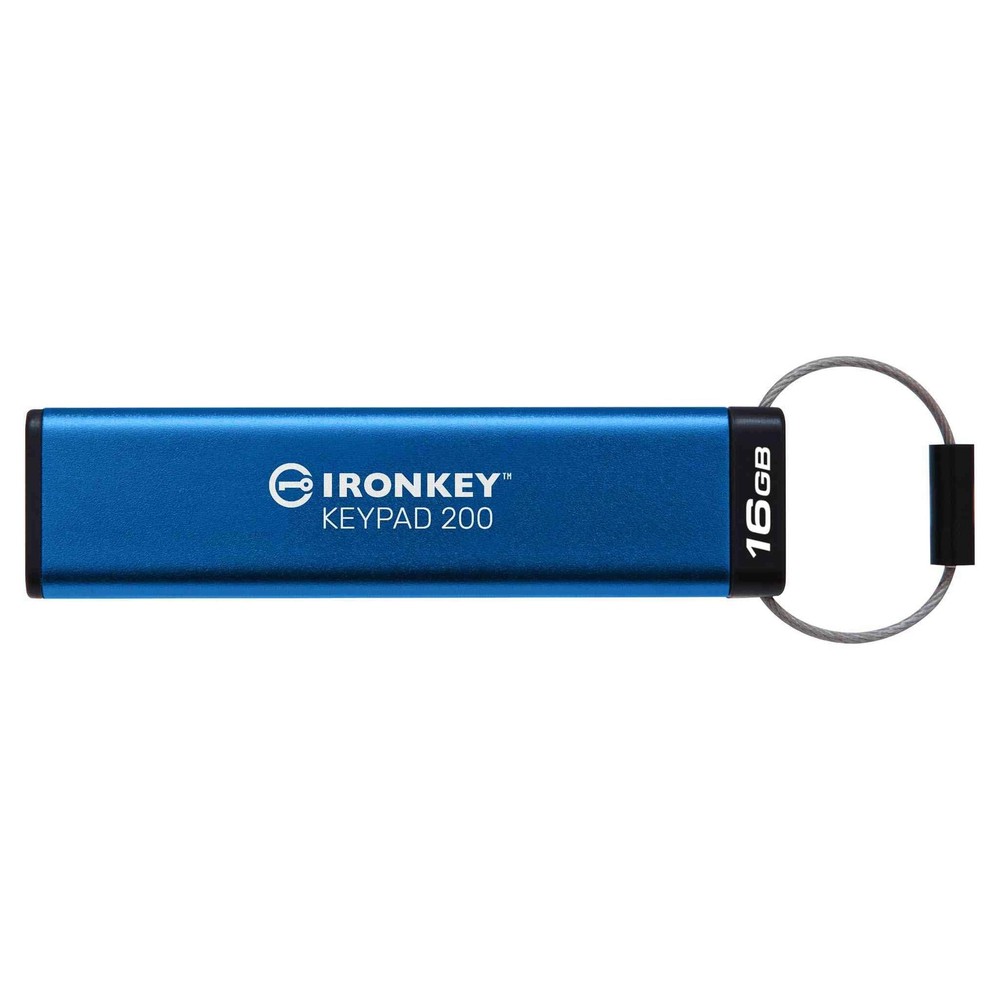 Ironkey Keypad 200 16GB Encrypted USB | Alphanumeric Keypad | Multi-Pin Acces...