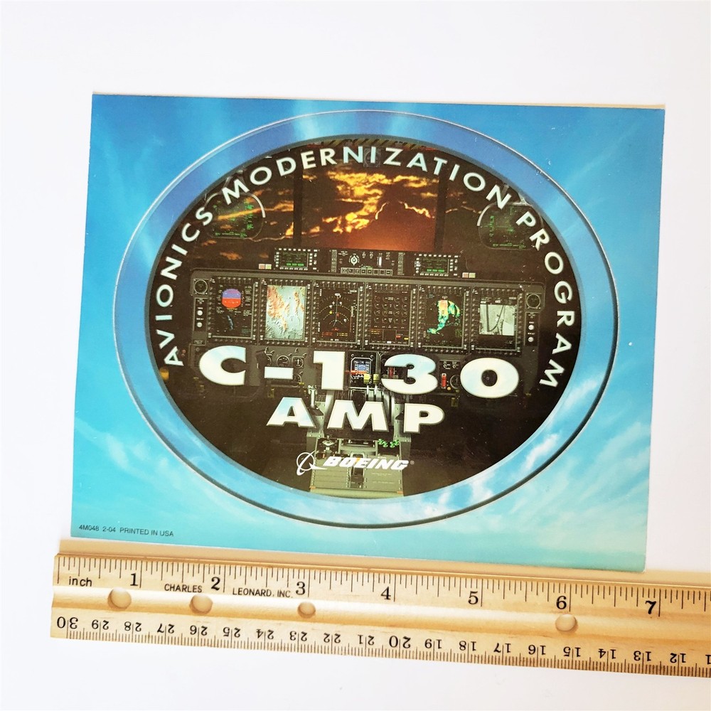 Boeing C-130 Amp Avionics Modernization Program Sticker Decal New Military