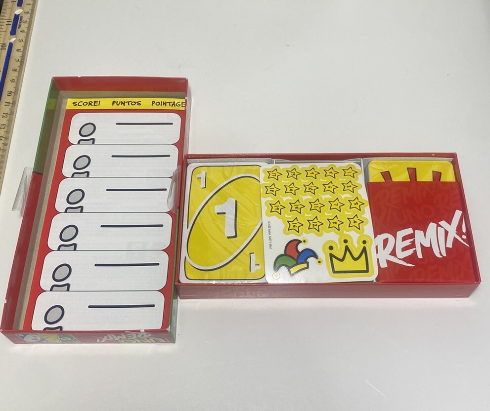 UNO Remix Card Game Mattel