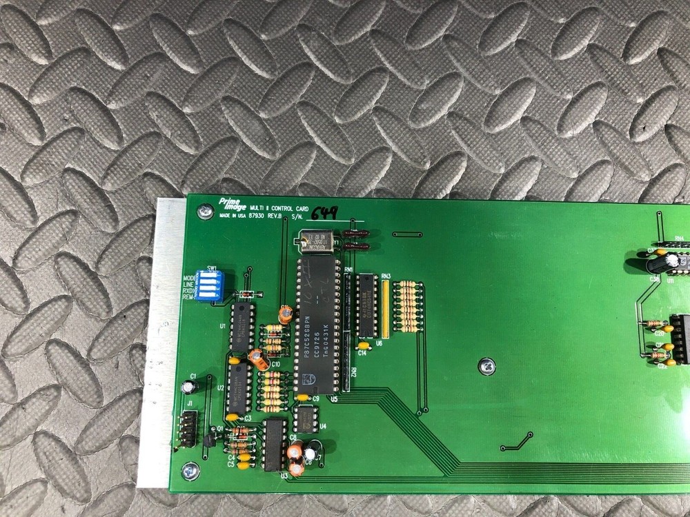 PRIME IMAGE MULTI II CONTROL CARD 87930 REV. B. 10XII