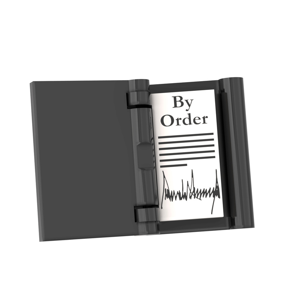 Executive Order - President Trump - Book - Minifig Accessory - Custom Printed