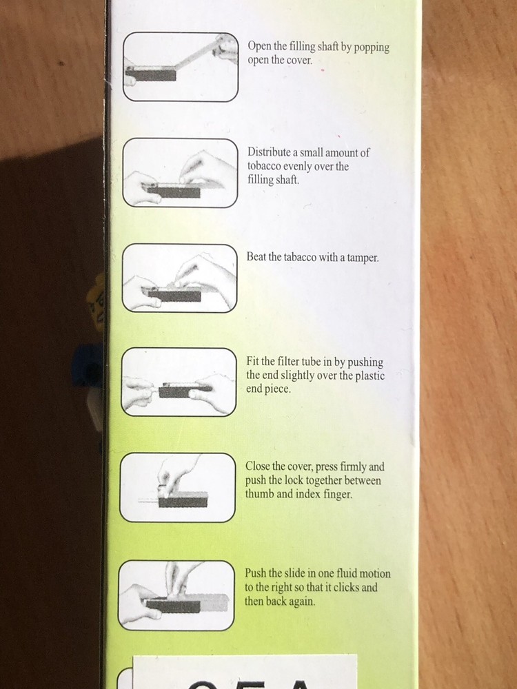 cigarette rolling machine manual Tobacco Cigarettes Injection
