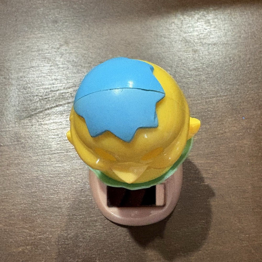 Solar Powered Dancing Toy Easter Chick In Blue Easter Egg Tested Working