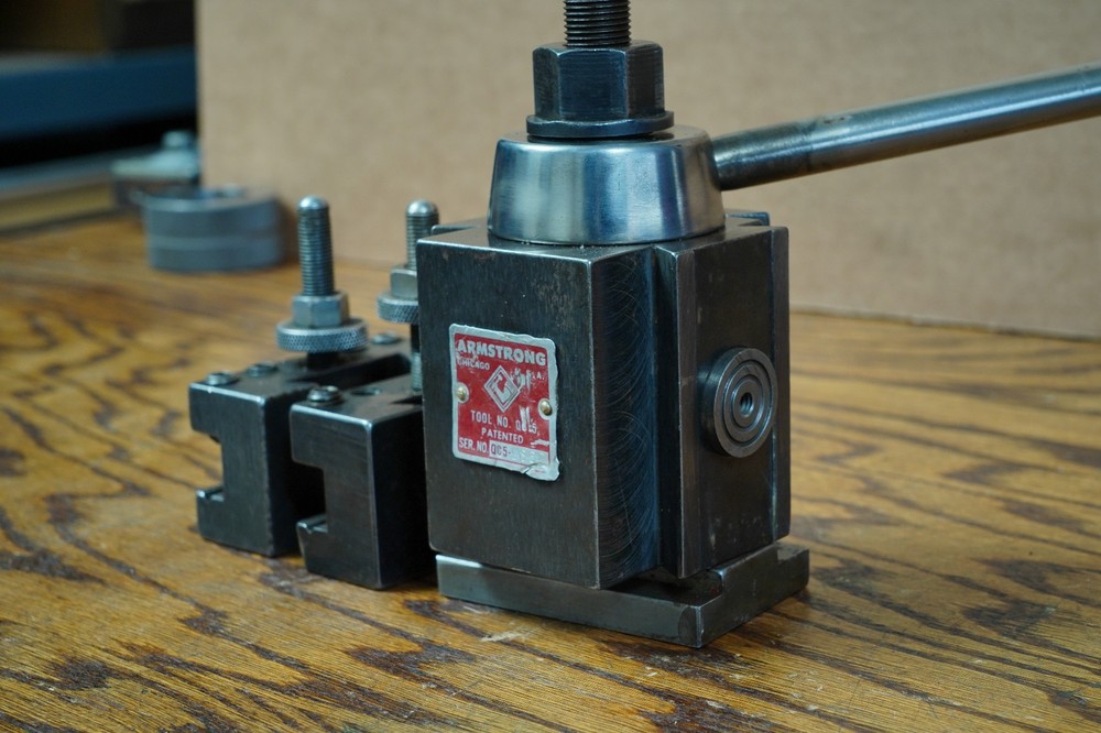 Armstrong BXA Lathe Quick Change Tool Post with Two Holders USA (45)