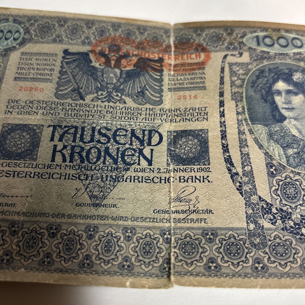 Hungary Banknote 1000 Kronen 1902