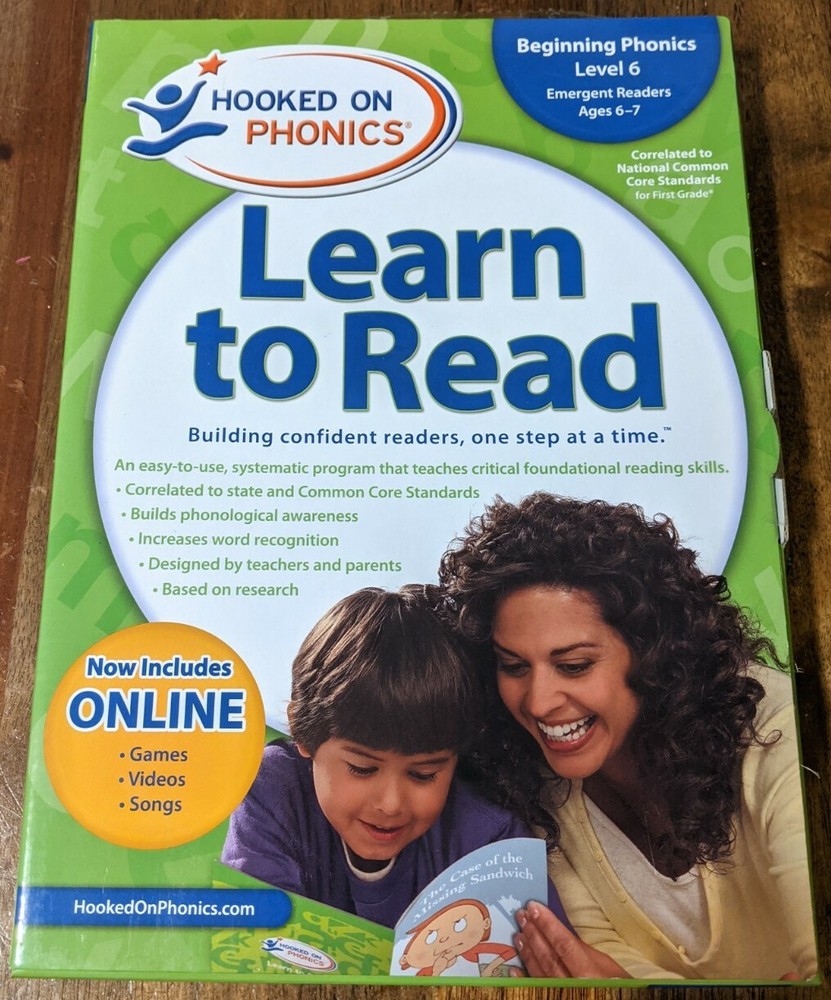 Hooked on phonics learn to read Level 6 Beginnings Phonics Age 6-7 Whole package