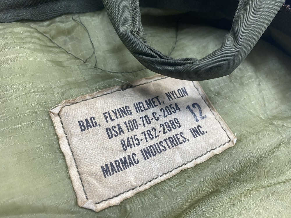 Flying Helmet, Bag, Nylon- Flyers Bag 1970