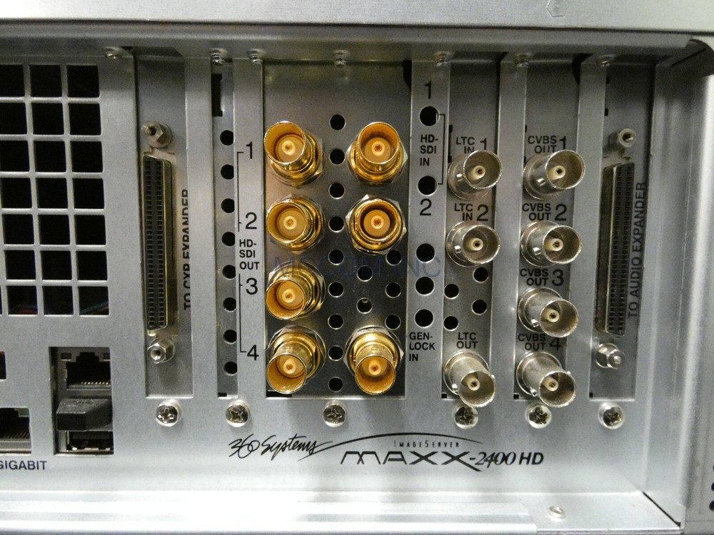 360 Systems Image Server MAXX-2400HD Video Server w/ CXP1, DXP1 Expanders