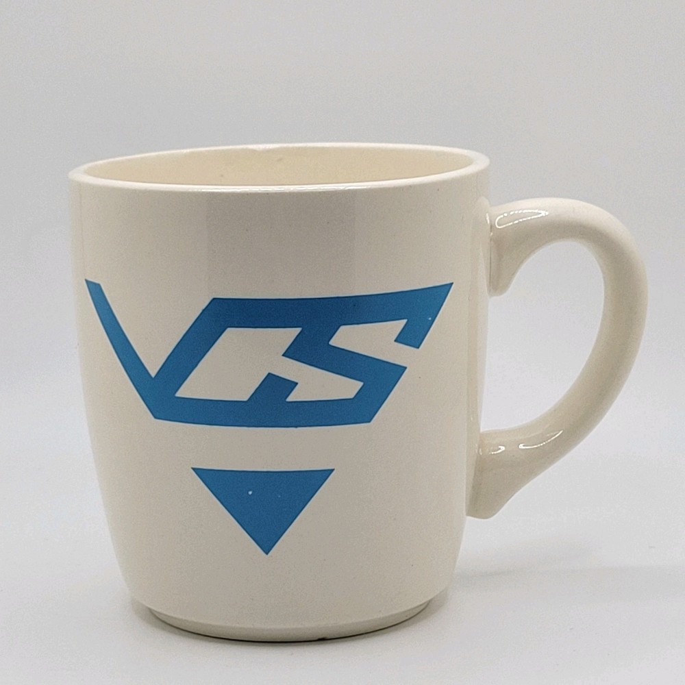 Vintage 80s Vantage Computer Systems Advertising Mug USA Retro Tech Officecore