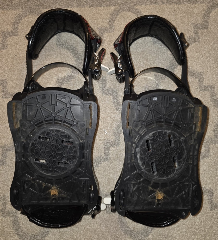 Technine Snowboard Bindings Women's Medium (US 6.5-8.5) Black Used