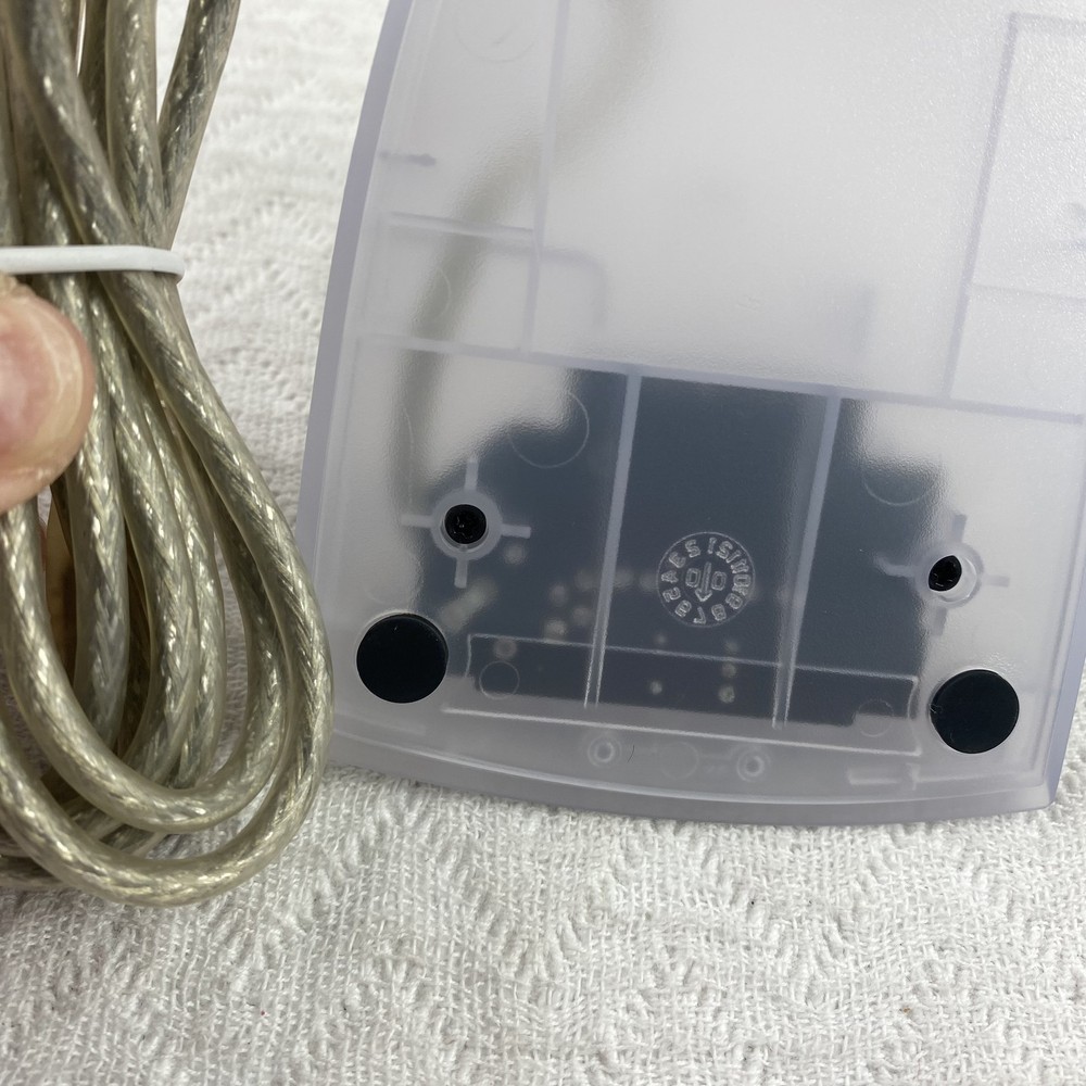 Dexxa USB PS/2 Smart Card Reader Model SCR-1000 Computer Accessory Transparent