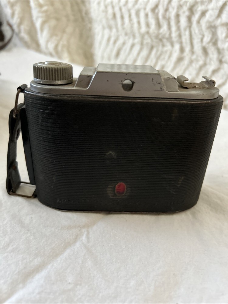 Vintage ANSCO Flash Clipper Camera (Untested) With Leather Case