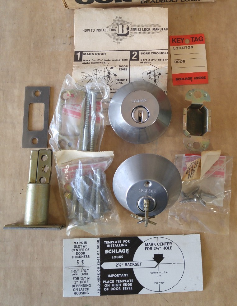 Schlage Super Bolt B562 Series Extra Heavy Duty Deadbolt Double Lock