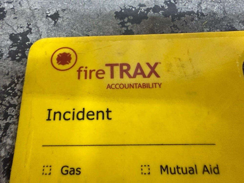FireTrax Incident Accountability Board produced by Salamander Technologies USED
