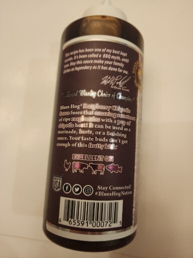Blues Hog Raspberry Chipotle BBQ Sauce 25 oz Squeeze Bottle