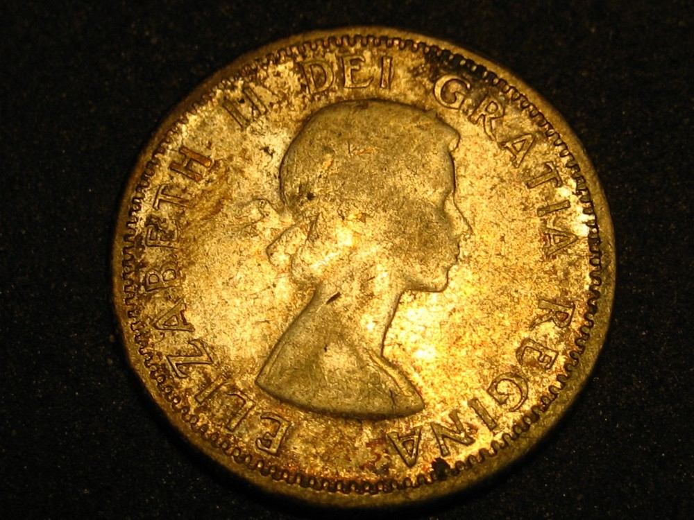 1957 Canadian Dime