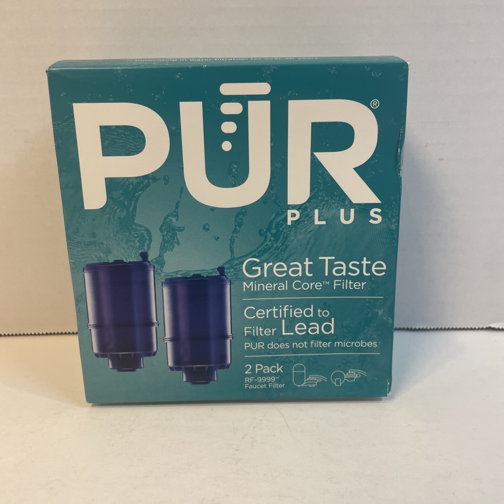 PUR Faucet Filter Unisex 2 Pack Blue RF-9999 PUR PLUS Mineral Core Replacement