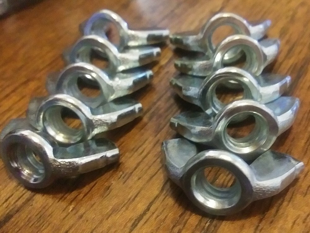 (12) 5/16-18 Coarse Thread Wing / Thumb Nuts 5/16x18