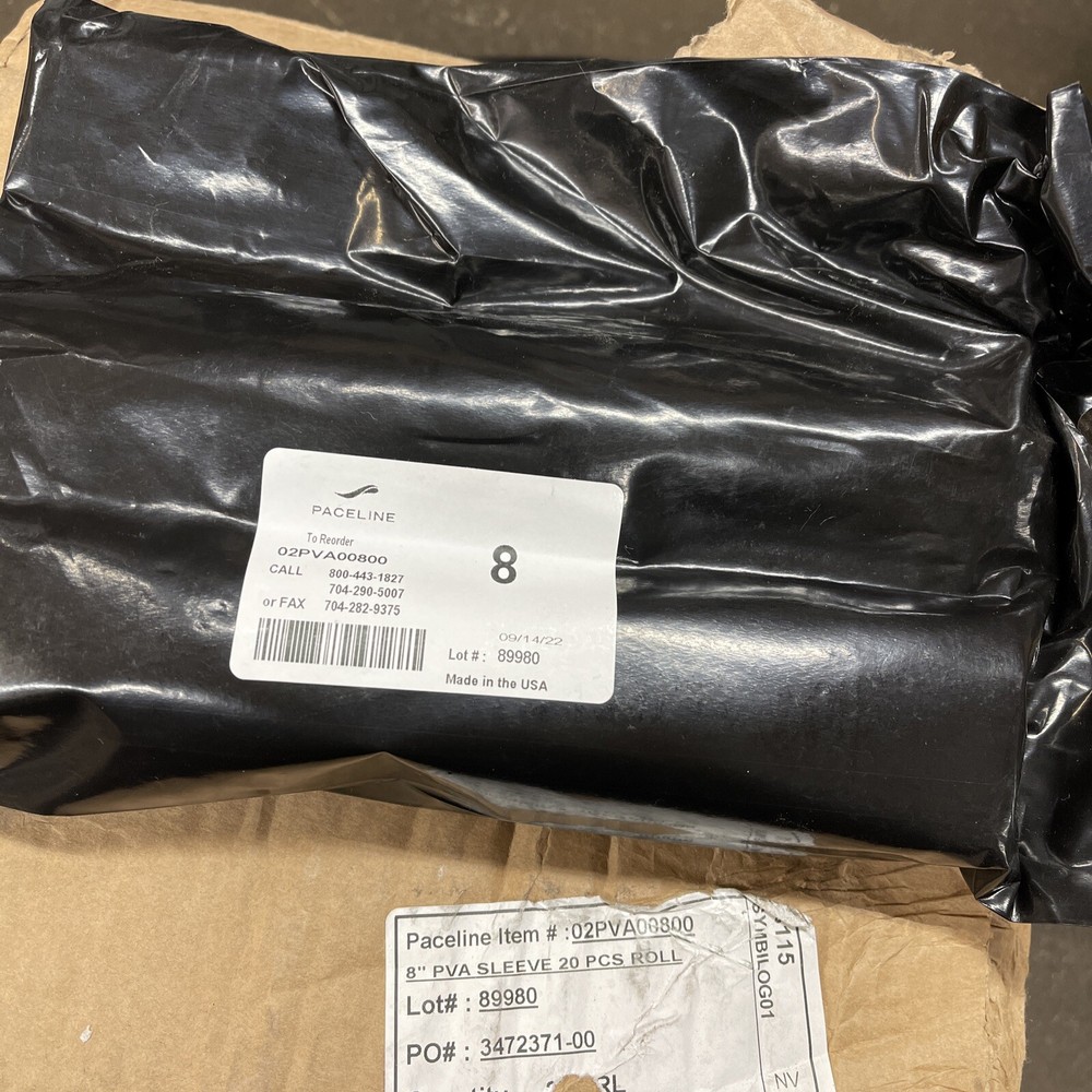 20pc Roll Paceline 8” PVA Sleeve New