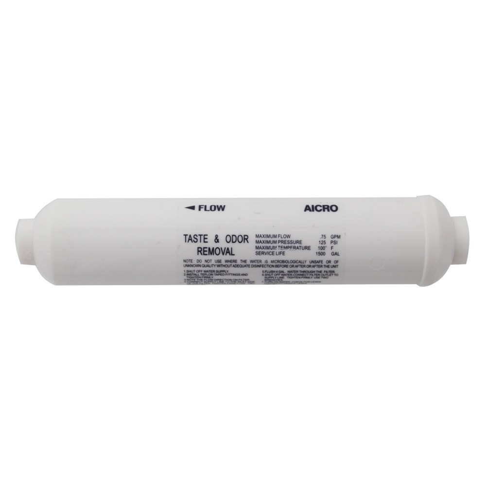 Watts AICRO Inline Carbon Polishing Water Filter 1/4 FPT
