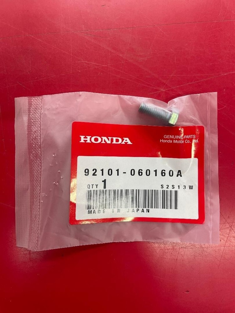 ***NOS HONDA HEX BOLT 92101-060160A