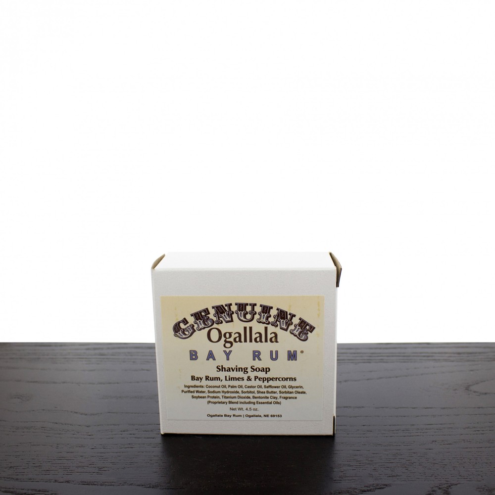 Ogallala Bay Rum, Limes & Peppercorns Shaving Soap