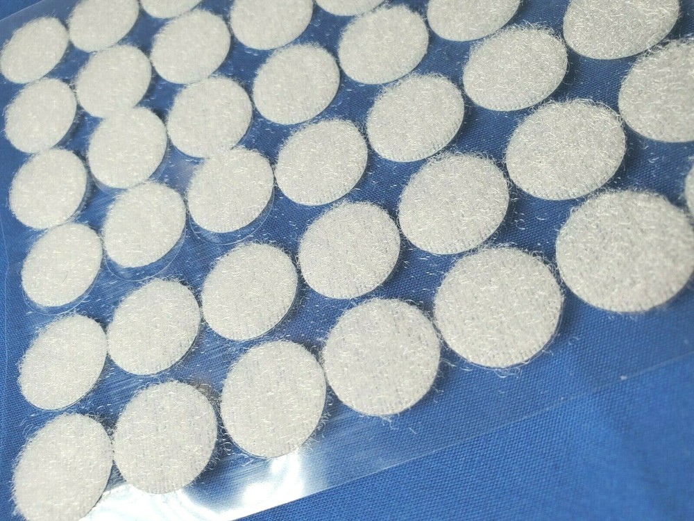 350 Sets- 1.5cm (9/16") Hook & Loop Dots Self Adhesive Round Hook/Loop Fasteners