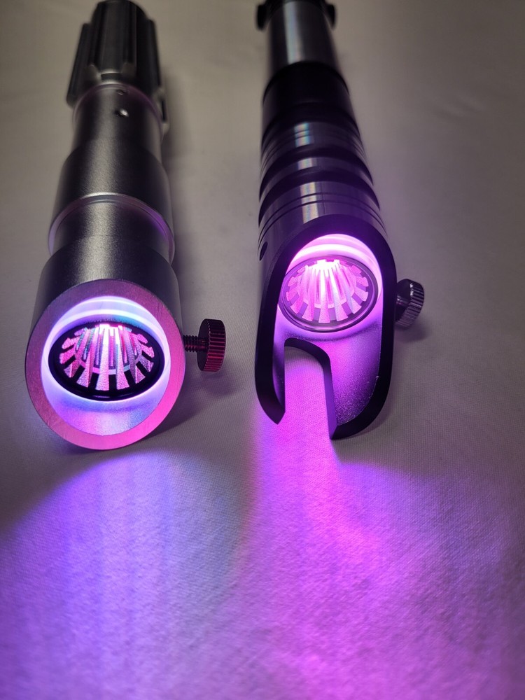 Lightsaber Blade Plug 1 Inch Black or Silver Light Saber Blade Plug Stud