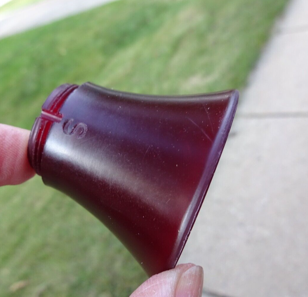 Stromberg Carlson candlestick telephone Maroon mouthpiece