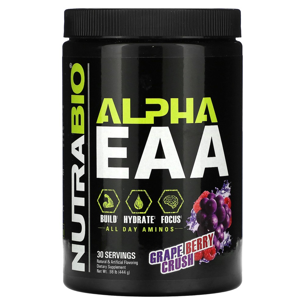 Alpha EAA, Grape Berry Crush, 0.98 lb (444 g)