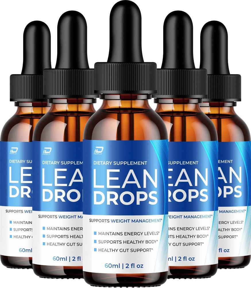 (5 Pack) Lean Drops – LeanDrops Extra Strength All Natural Healthy Support