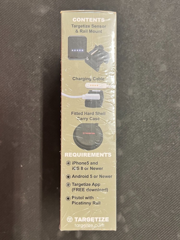 Targetize Personal Firearm Training System Live/Dry Fire CO2, 36264 761903362649