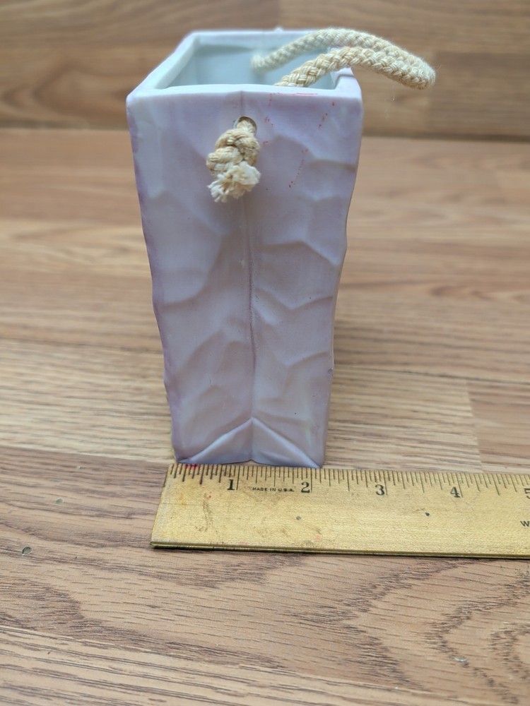 Brown & Haley Ceramic Easter Candy Treat Bag Rainbow Bunny🌈