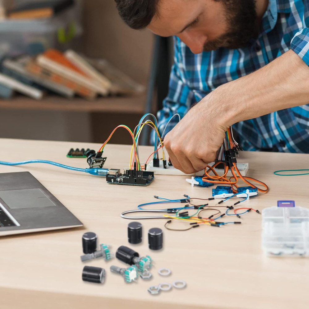 10 Pcs 360 Degree Rotary Encoder Code Switch Digital Potentiometer with Push But