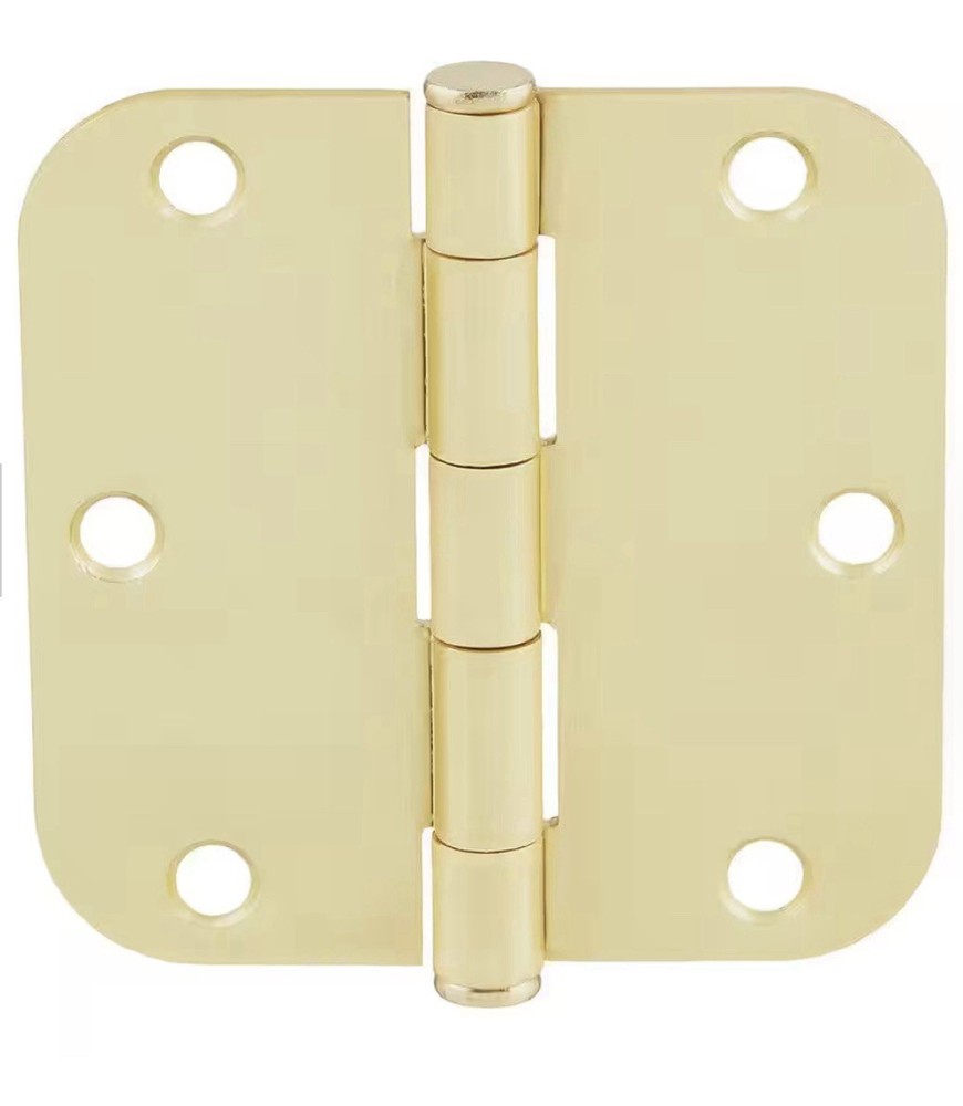 6 NEW Everbilt 3” Door Hinges 5/8” Radius Premium Finish Hardware Solid Brass