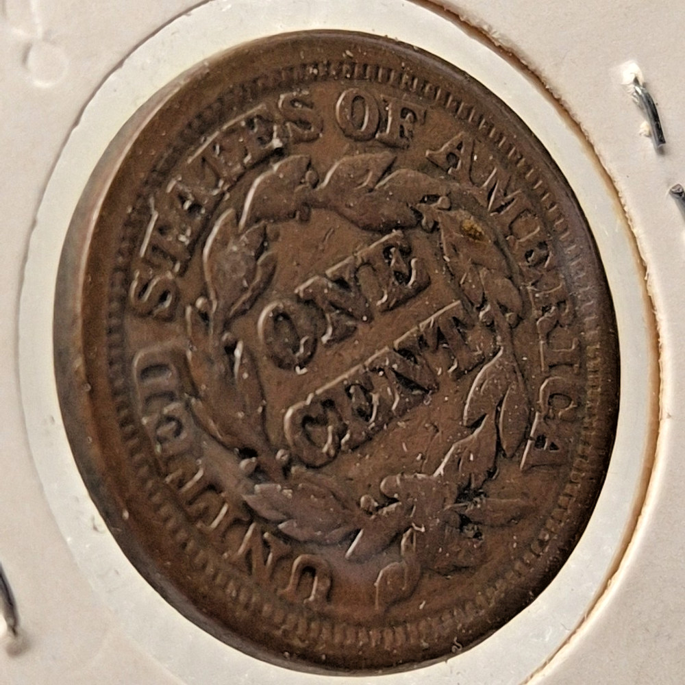 1847 Braided Hair Large Cent - #B154
