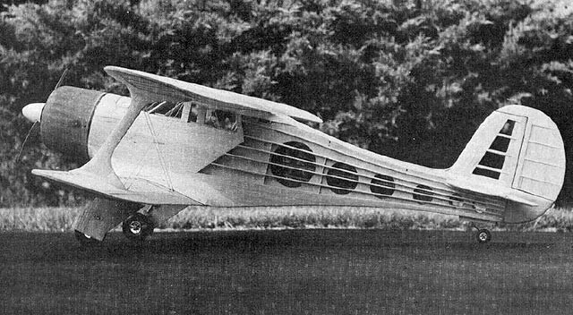 Beechcraft Staggerwing 64" WS RC Model Airplane Plans Templates PDF on USB