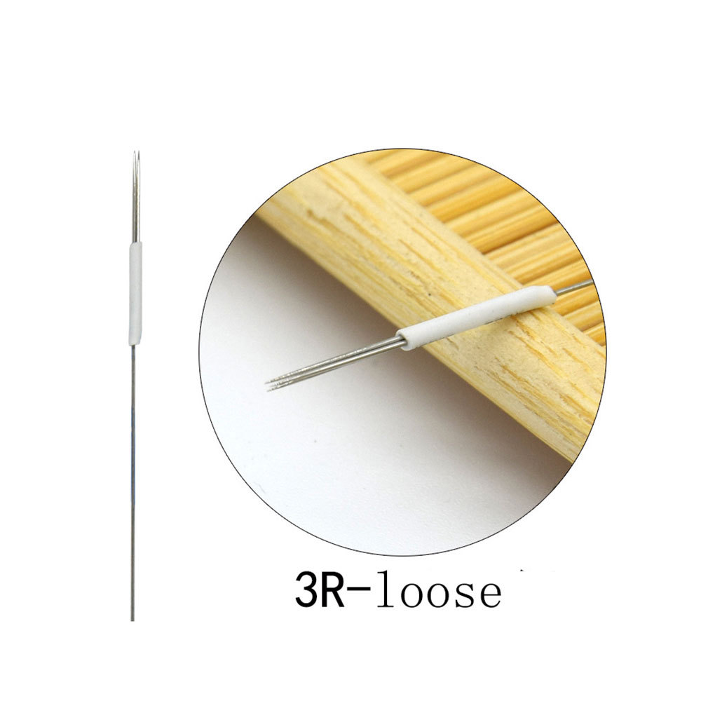 100pcs 1R/3R//5R/5F/7F Microblading Machine Needle Permanent Makeup Tattoo Blade