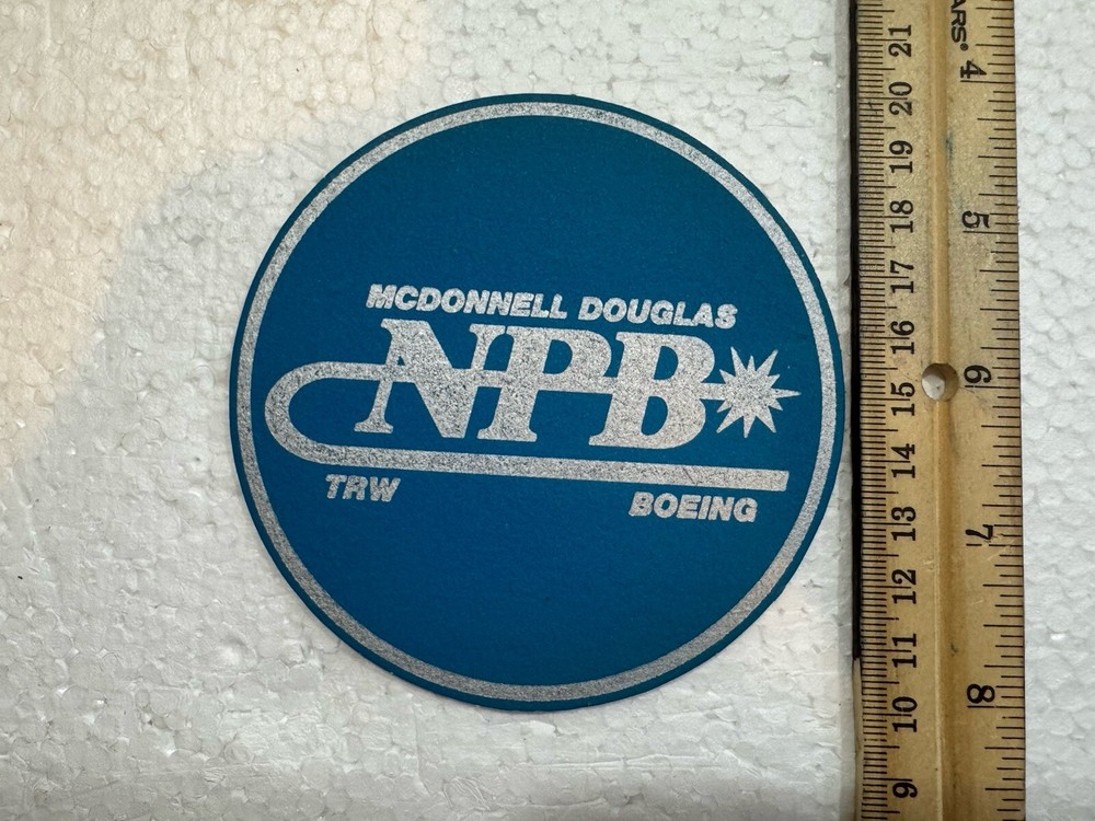 vintage mcdonnell douglas - Boeing - TRW - Beverage Coaster